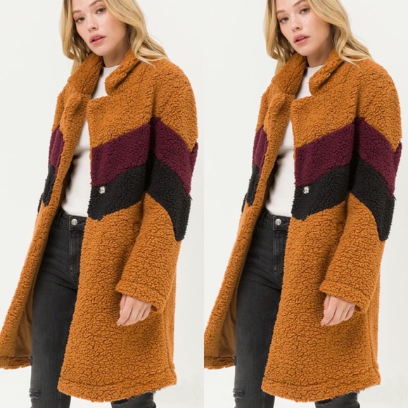 Teddy Bear Faux Fur Coat - Picture 2 of 4